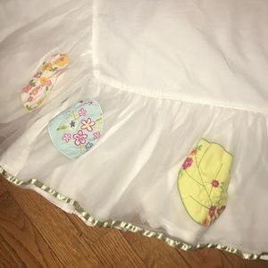 Pottery Barn Brooke tulle crib skirt